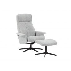 G Plan Lukas Manual Recliner Chair & Stool