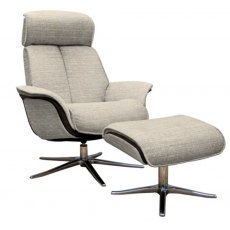 G Plan Lund Upholstered Chair & Stool Upholstered & Veneered