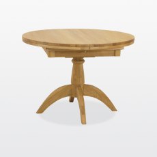 TCH Furniture Windsor Round single Pedestal Extending Dining Table