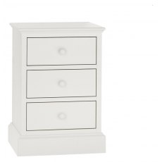 Bentley Designs Ashby 3 Drawer Bedside Chest