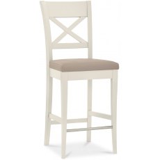 Bentley Designs Montreux Cross Back Bar Stool Leather