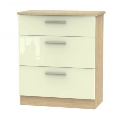 Welcome Furniture Knightsbridge 3 Drawer Deep Chest