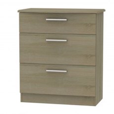 Welcome Furniture Knightsbridge 3 Drawer Deep Chest