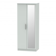 Welcome Furniture Knightsbridge 2 Door Mirror Wardrobe