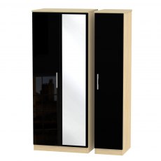 Welcome Furniture Knightsbridge Triple Mirror Wardrobe