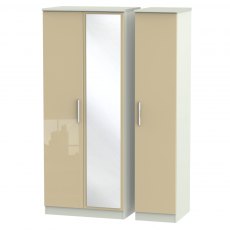 Welcome Furniture Knightsbridge Triple Mirror Wardrobe