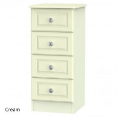 Welcome Furniture Crystal Pembroke 4 Drawer Locker