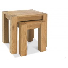 Bentley Designs Turin Oak Nest Of Tables