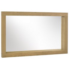 Bentley Designs Turin Oak Landscape Mirror