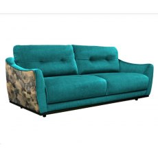 G Plan Vintage Albion 4 Seater Sofa In Fabric B With Accent Fabric C