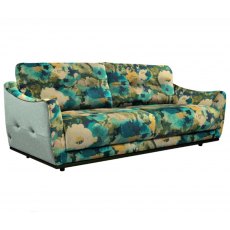 G Plan Vintage Albion 4 Seater Sofa In Fabric C With Accent Fabric B