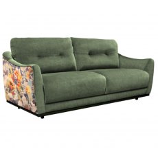 G Plan Vintage Albion Large Sofa In Fabric B With Accent Fabric C