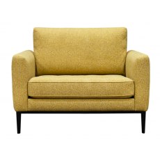 G Plan Vintage Ridley Snuggler In Fabric C With Accent Fabric B
