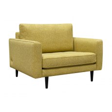 G Plan Vintage Ridley Snuggler In Fabric B With Accent Fabric C