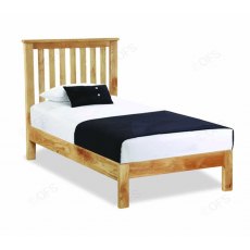 Global Home New Trinity Oak slatted Bed Frame