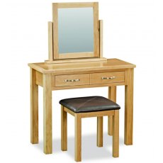 Global Home New Trinity Oak Dressing Table Set