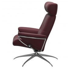 Stressless Berlin Recliner Chair With Adjustable Headrest (Star Base)