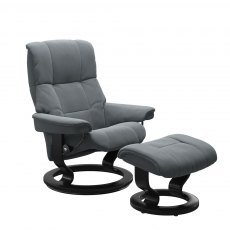 Stressless Reno Recliner Chair & Footstool (Classic Base)