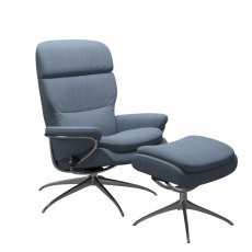 Stressless Rome Recliner Chair With Headrest & Footrest (Star Base)