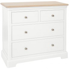 Devonshire Lydford Painted 2 Over 2 Chest Of Drawers