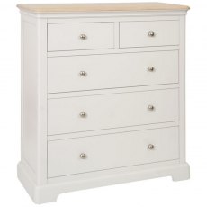 Devonshire Lydford Painted 2 Over 3 Chest Of Drawers