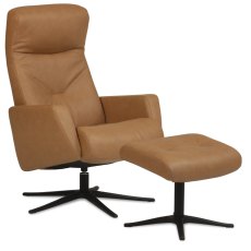 IMG Space 2100 Manual Recliner Chair With Footstool