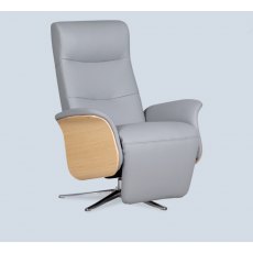 IMG Space 4100W Manual Recliner Chair With Integrated Footrest