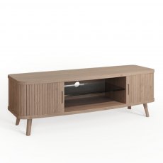 Carlton Furniture Tambour Grey Media Unit