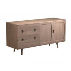 Carlton Furniture Tambour Mid Century Sideboard