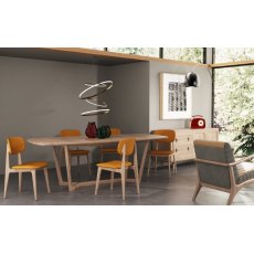 Carlton Furniture Tambour Oval Extending Table