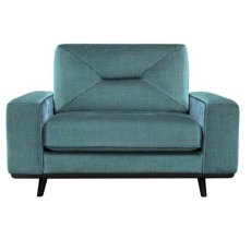 G Plan Vintage Stamford Snuggler In Fabric B With Accent C Fabric