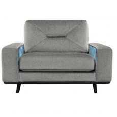G Plan Vintage Stamford Snuggler In Fabric C With Accent B Fabric
