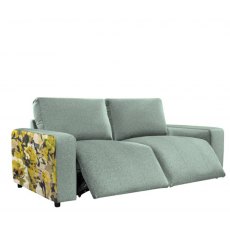 G Plan Vintage Morley Double Power Footrest Split Sofa In Fabric