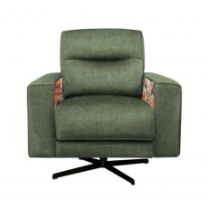 G Plan Vintage Bethnal Swivel Chair With Accent Fabric C