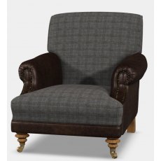 Tetrad Taransay Harris Tweed Gents Chair (Fabric & Leather)