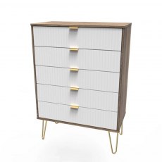 Welcome Furniture Linear 5 Drawer Chest