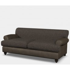 Tetrad Nevis Grand Sofa In Harris Tweed & Leather