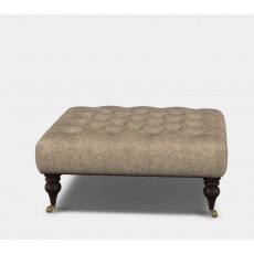 Tetrad Dalmore Buttoned Footstools In Harris Tweed