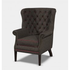 Tetrad Mackenzie Wing Chair In Harris Tweed