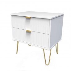 Welcome Furniture Linear 2 Drawer Midi Chest