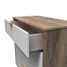 Welcome Furniture Linear 4 Drawer Chest