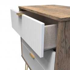 Welcome Furniture Linear 3 Drawer Midi Chest