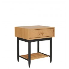 Ercol Monza Bedroom 1 Drawer Bedside Cabinet