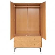 Ercol Monza Bedroom Double Wardrobe