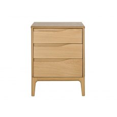 Ercol Rimini Bedroom 3 Drawer Bedside Cabinet