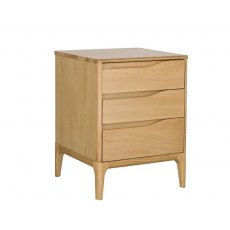 Ercol Rimini Bedroom 3 Drawer Bedside Cabinet