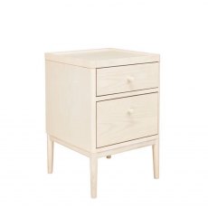 Ercol Salina Bedroom 2 Drawer Bedside Cabinet