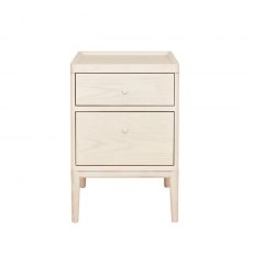 Ercol Salina Bedroom 2 Drawer Bedside Cabinet