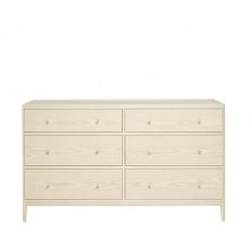 Ercol Salina Bedroom 6 Drawer Wide Chest