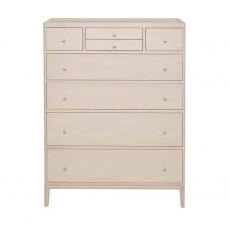 Ercol Salina Bedroom 8 Drawer Tall Chest